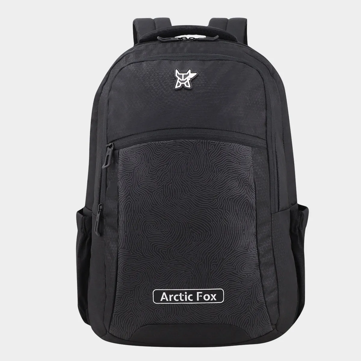 Arctic Fox Hiking Backpack and  Laptop Travel Bag Big Capacity 38L Trace Black