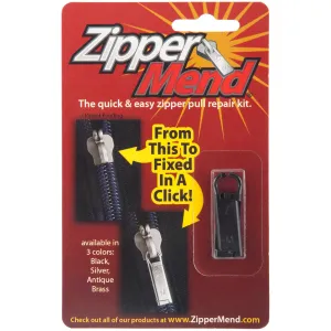 Black -Zippermend
