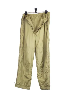 **Unissued British Soft Insulated Cold Weather Over-Trousers with Full-Length Side Zips**