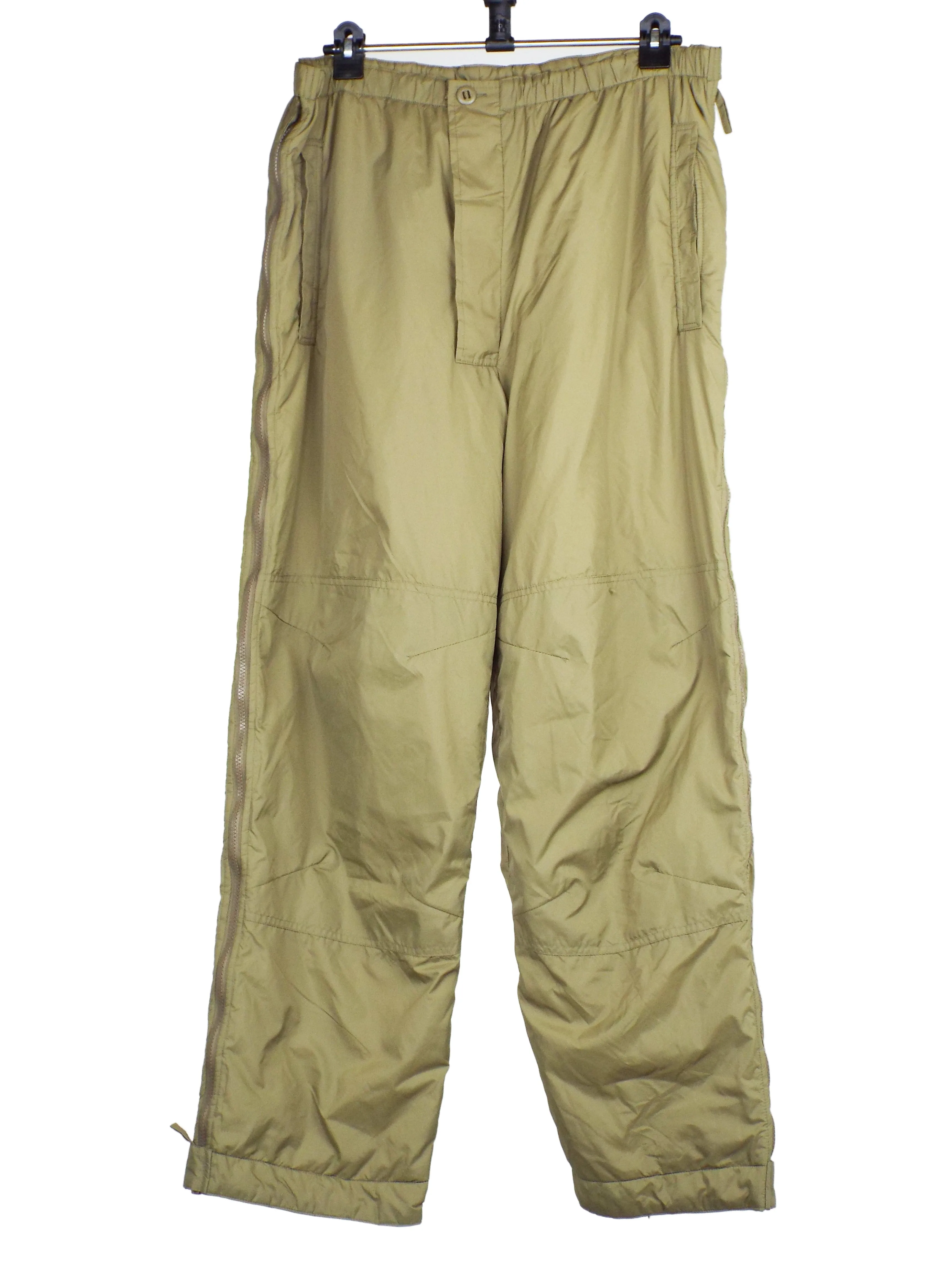 **Unissued British Soft Insulated Cold Weather Over-Trousers with Full-Length Side Zips**