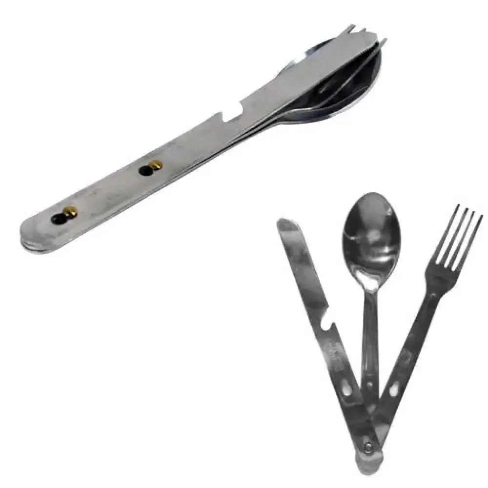 Camping Cutlery Set (Stainless Steel)