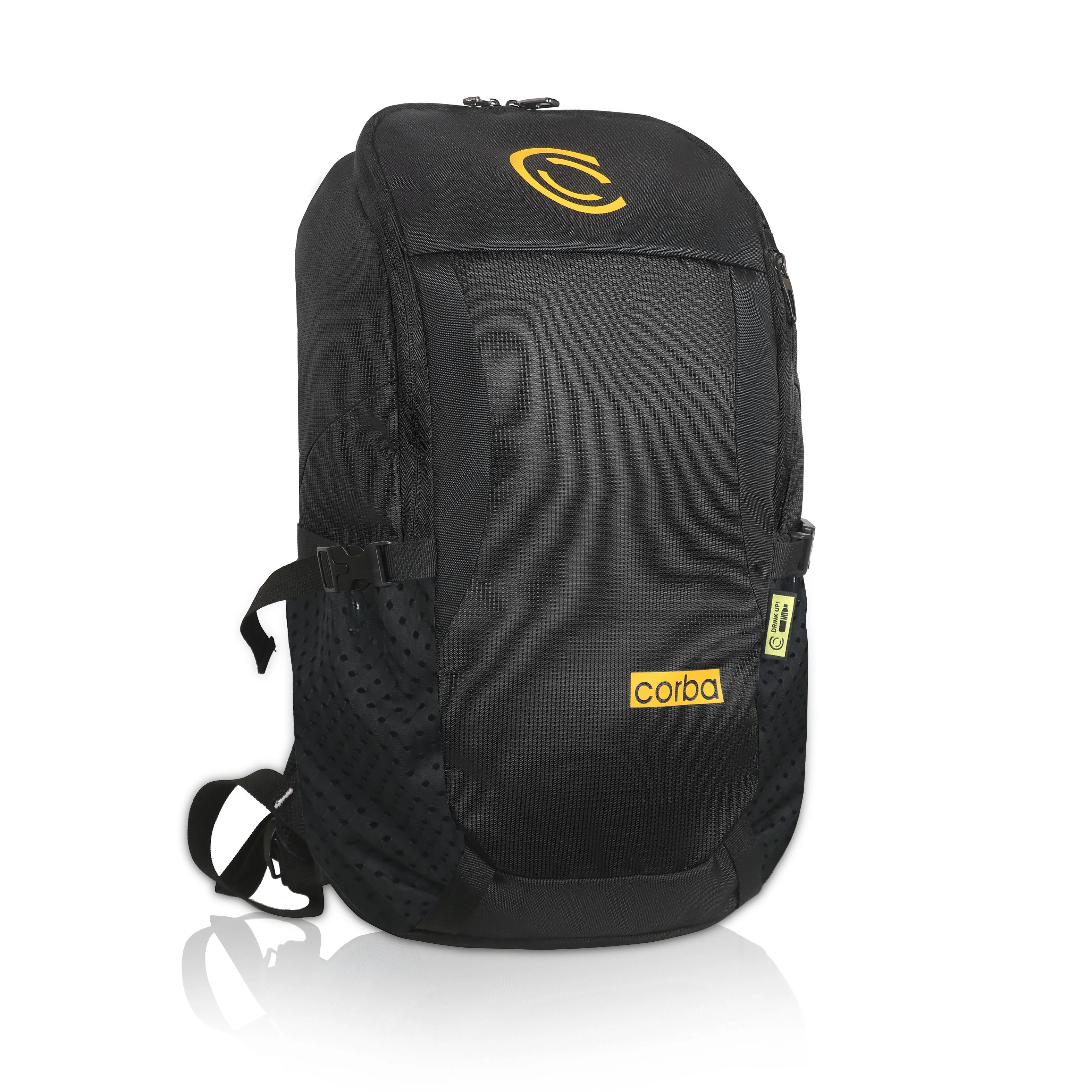Corba Large 37 L Backpack Adventure Unisex Bag Black