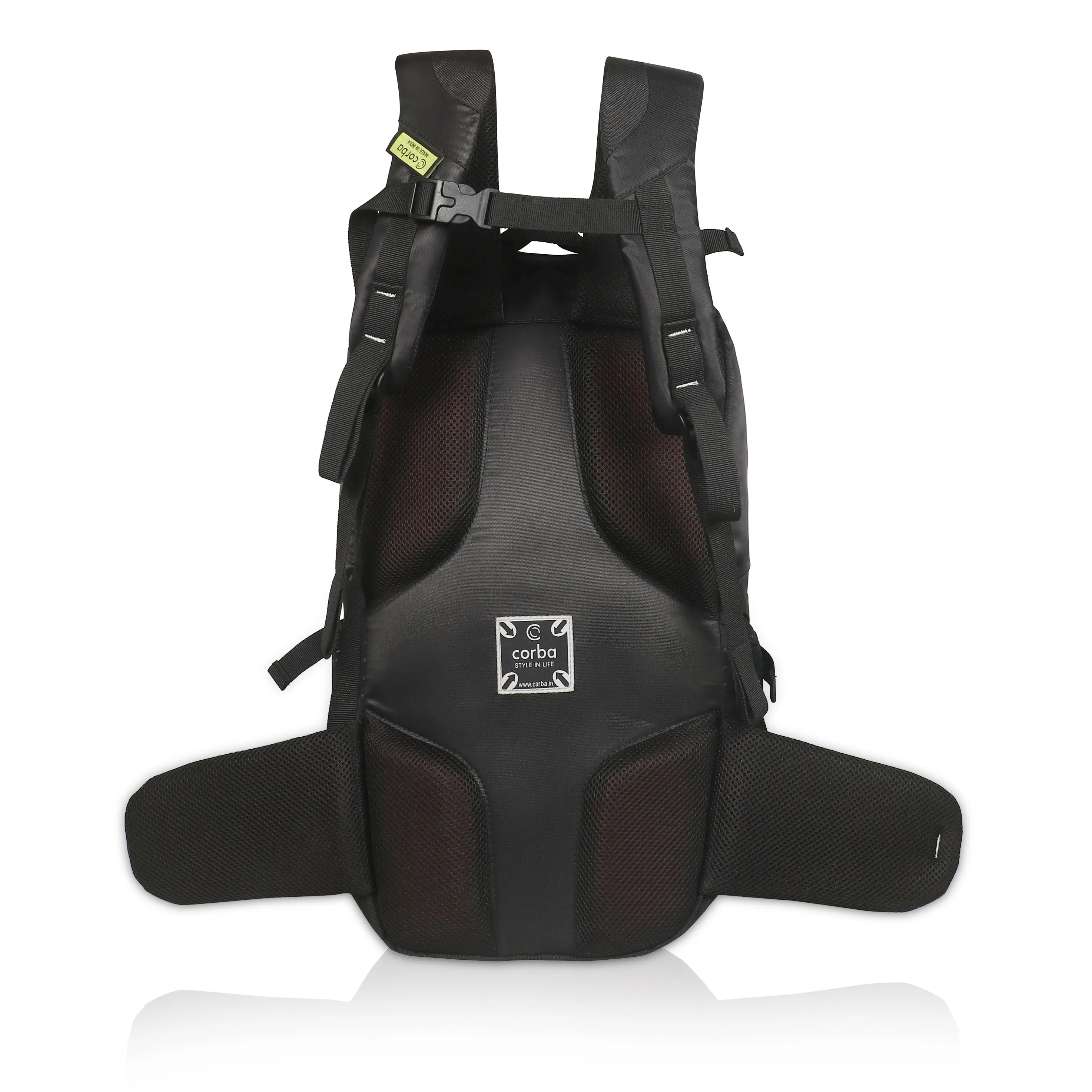 Corba Large 37 L Backpack Adventure Unisex Bag Black