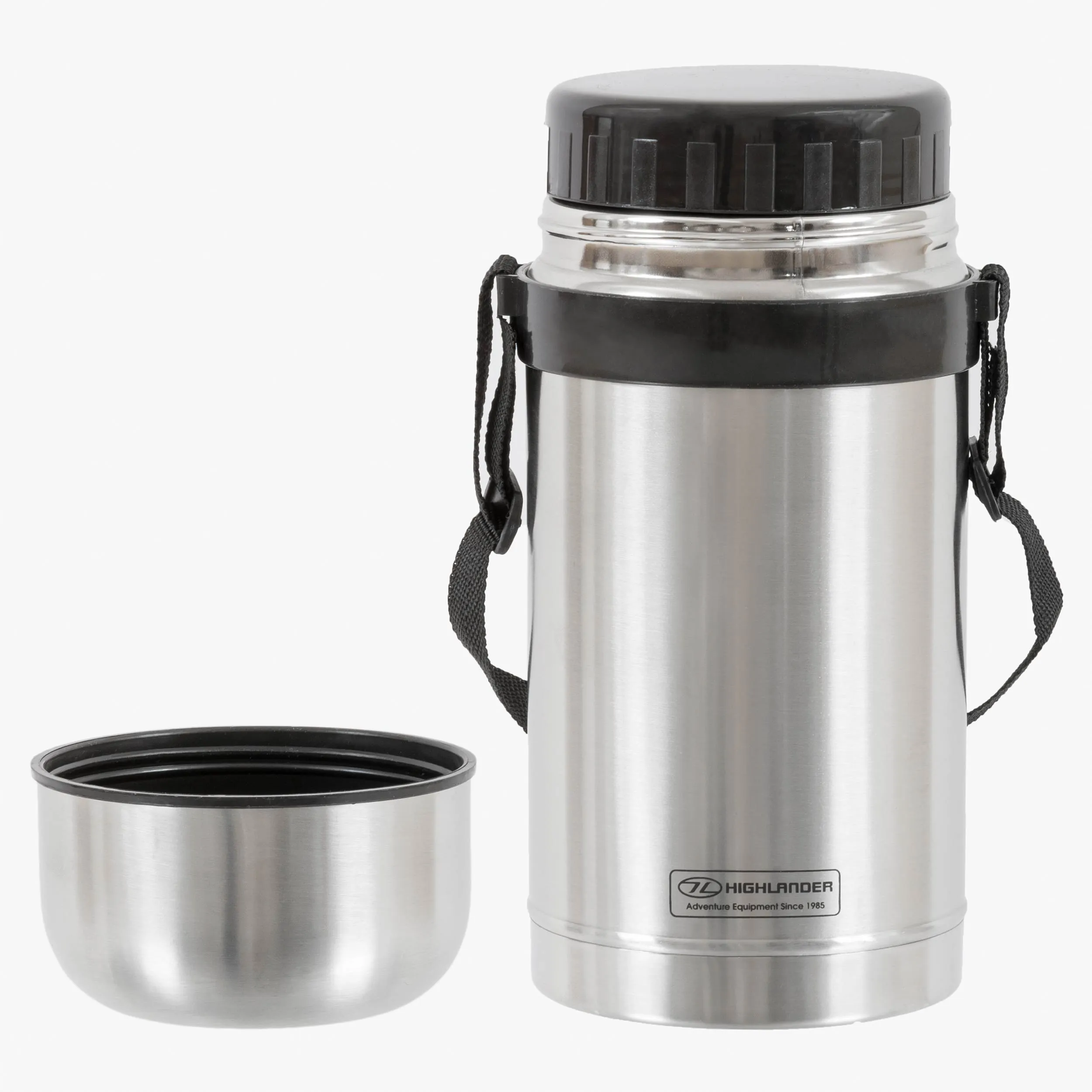 Duro Insulated Food Flask, Silver, 1L