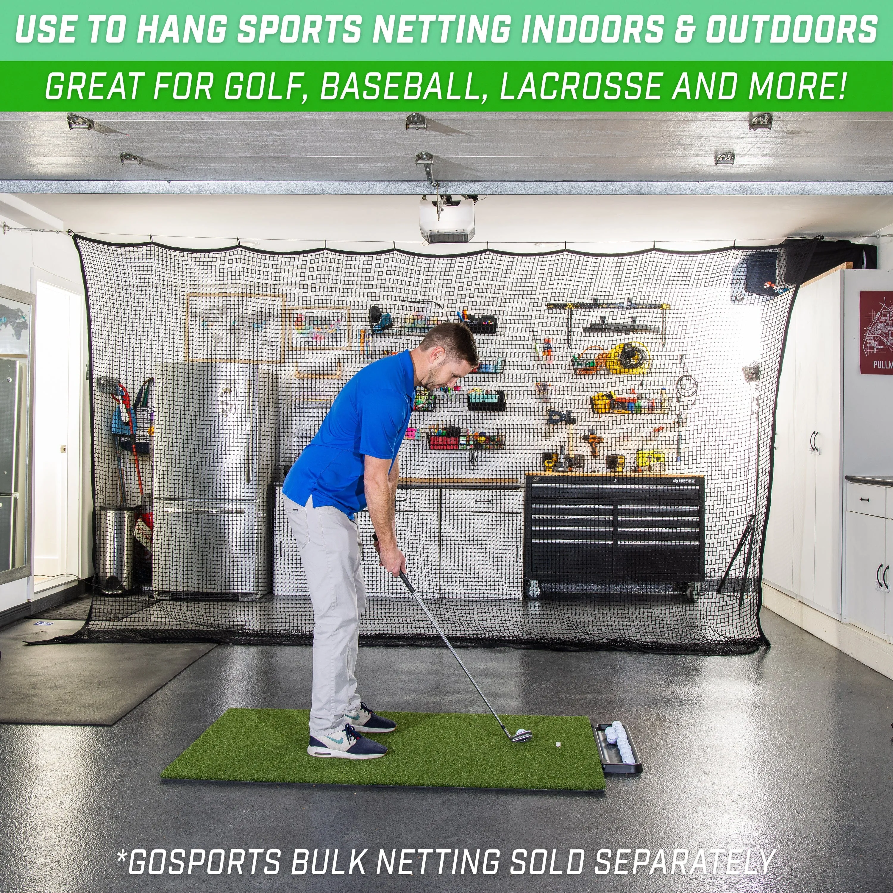GoSports 30 ft Span Adjustable Wire Hanging Kit