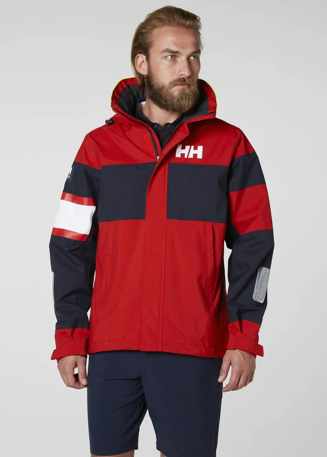 Helly Hansen Mens Salt Light Jacket Red