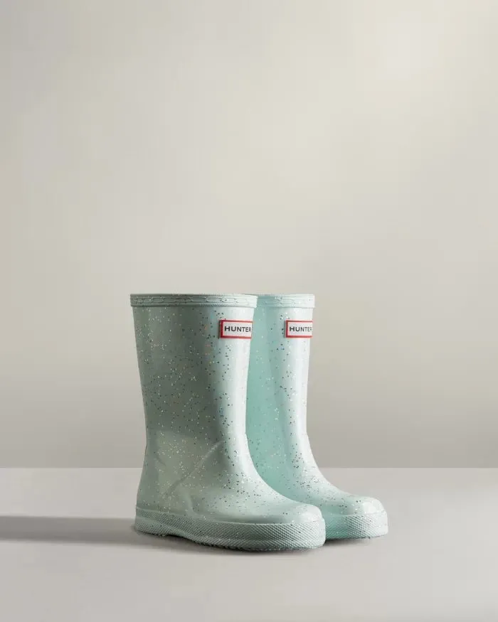 Hunter Little Kids Original First Classic Giant Glitter Boot