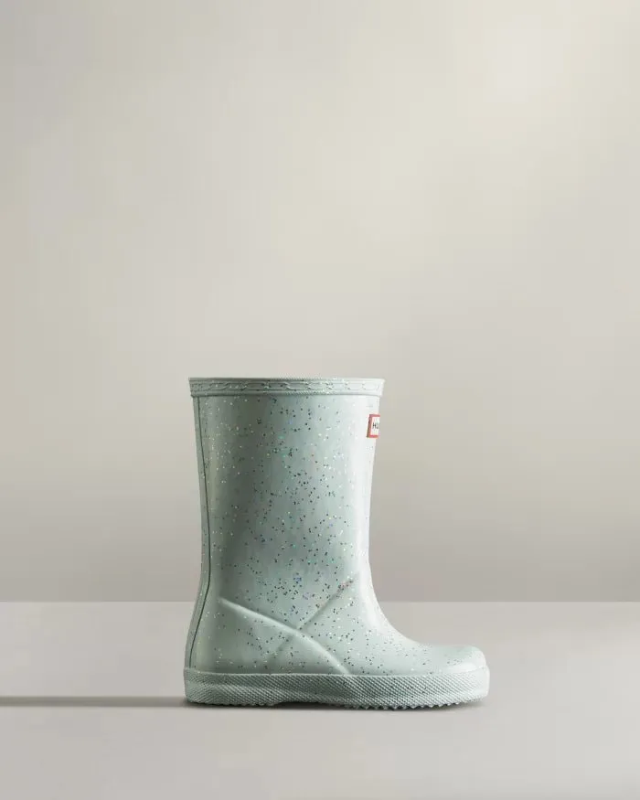 Hunter Little Kids Original First Classic Giant Glitter Boot