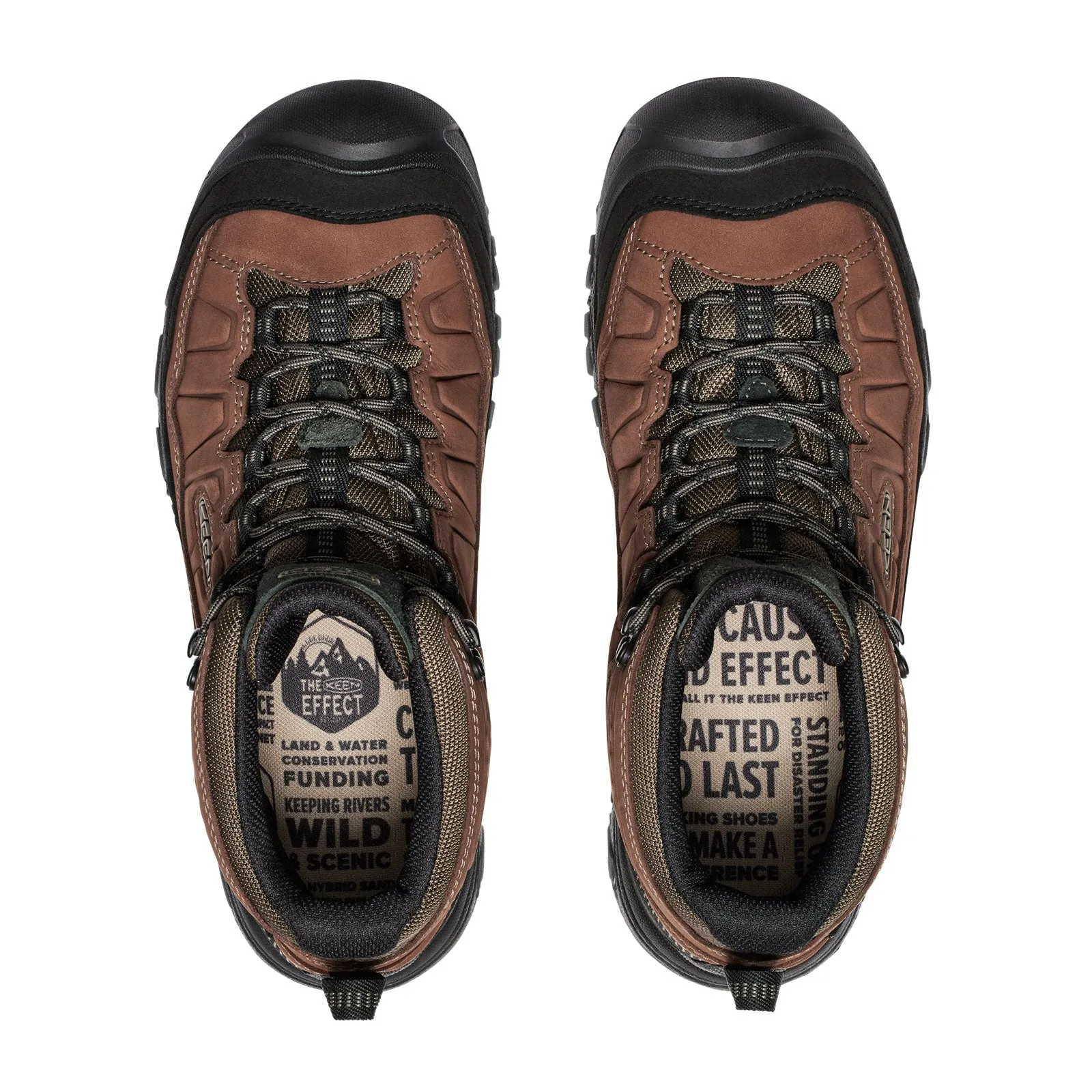Keen Targhee IV Mid Waterproof Hiking Boot (Men) - Bison/Black