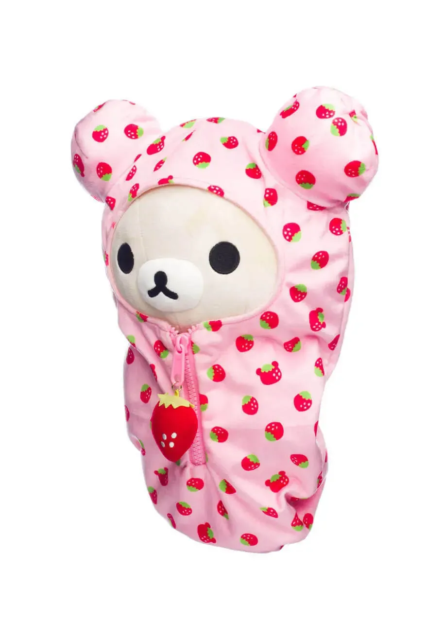 Korilakkuma San-X Original Strawberry Sleeping Bag Plush