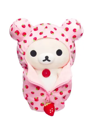 Korilakkuma San-X Original Strawberry Sleeping Bag Plush