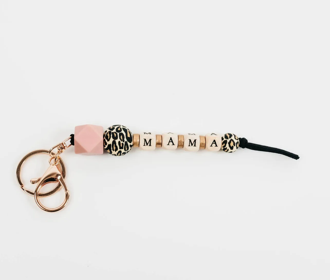 Mama Beaded Keychain