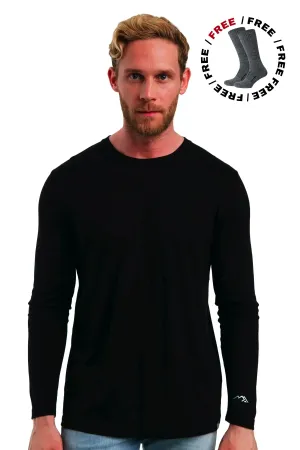 Men's Merino Long Sleeve 165 Black