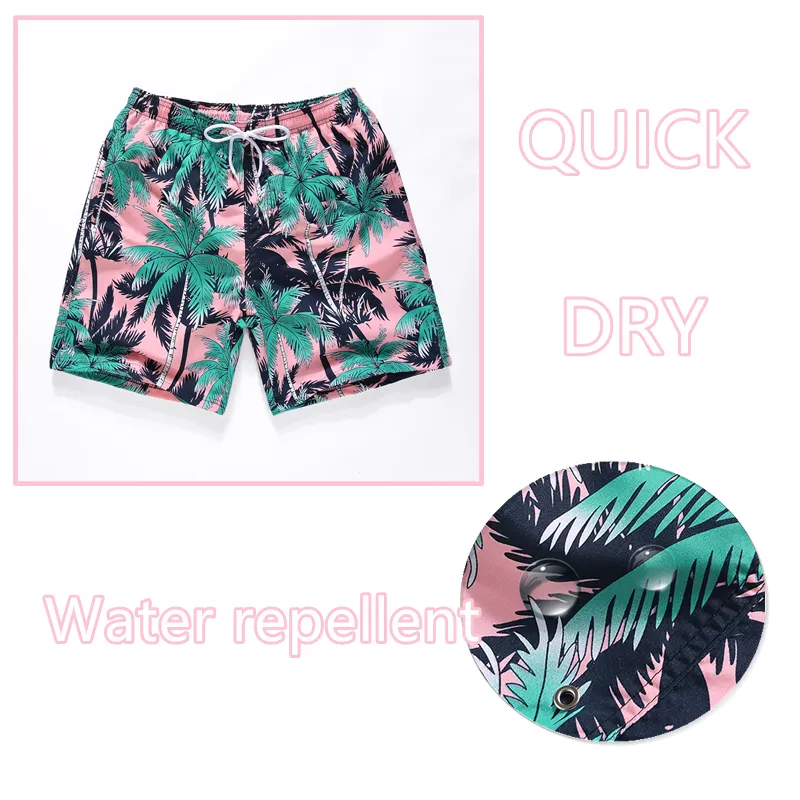 Men's Summer Quick Dry Funny Printing Beach Pants