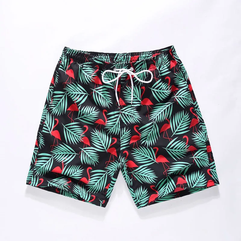 Men's Summer Quick Dry Funny Printing Beach Pants