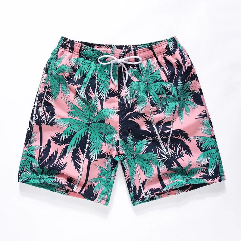 Men's Summer Quick Dry Funny Printing Beach Pants