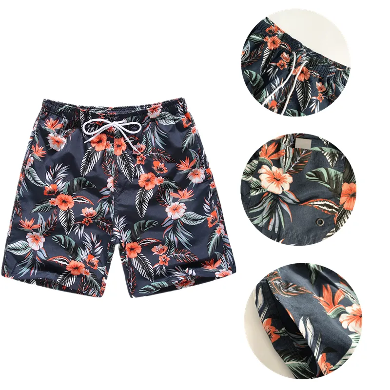 Men's Summer Quick Dry Funny Printing Beach Pants