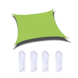 Outdoor Garden Sunshade Sail Waterproof Anti-UV Canopy, Size: 3m x 4m(Green)