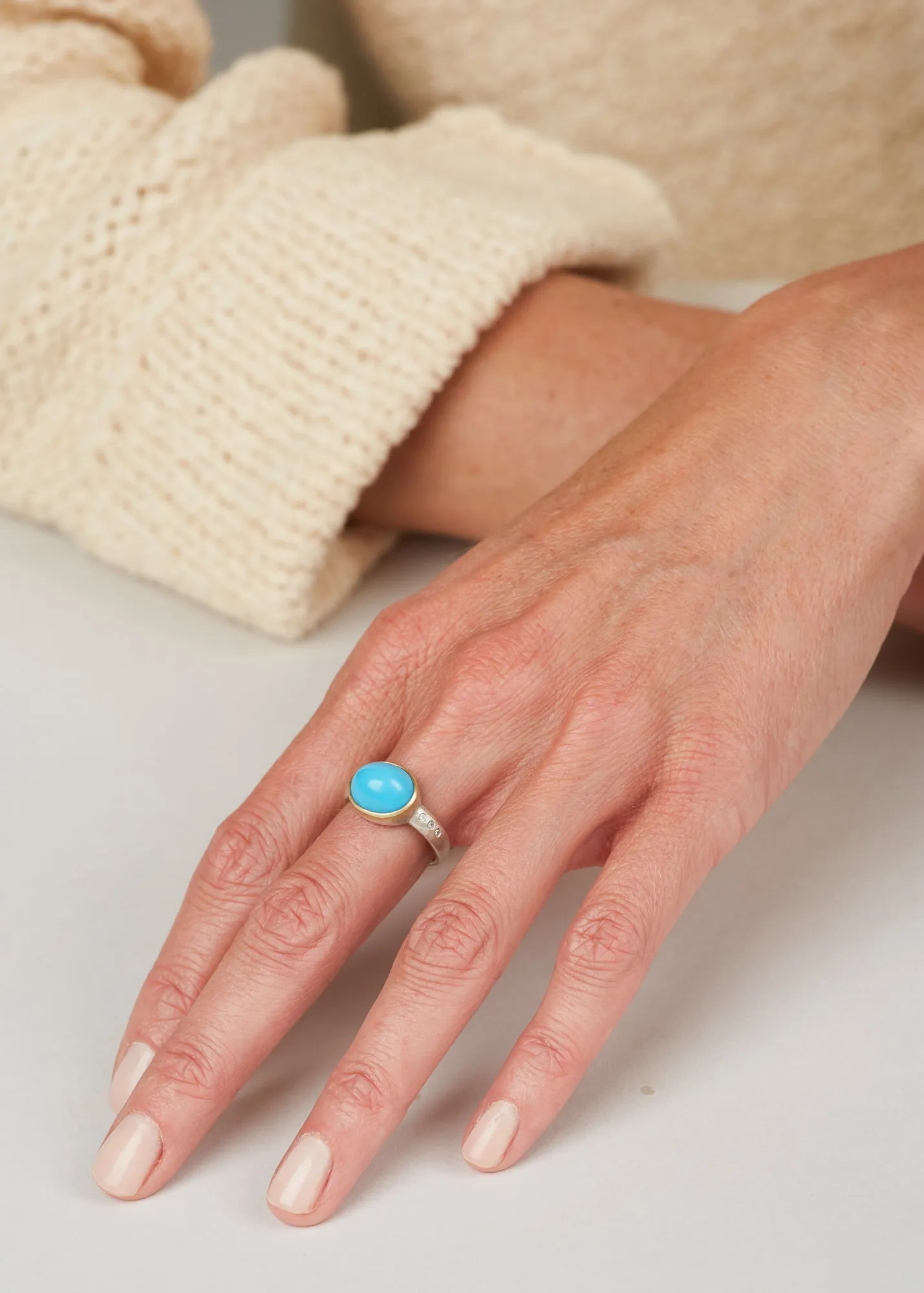 Sleeping Beauty Turquoise Ring