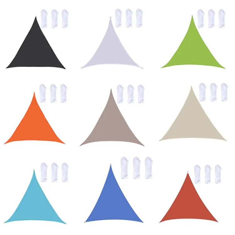 Triangle Outdoor Garden Sunshade Sail Waterproof Anti-UV Canopy, Size: 4.5m x 4.5m x 4.5m(Orange)